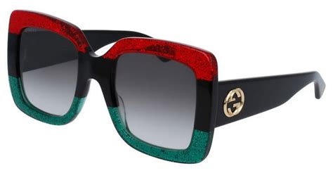 gucci gg0083s 001 oversize square women sunglasse